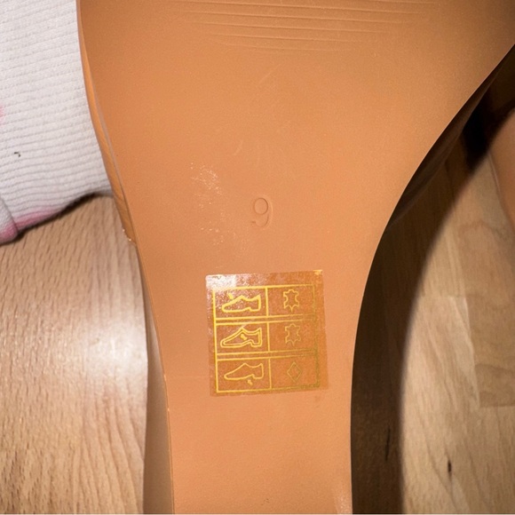 Madewell Open Toe Wedge Mule- Tan- size 9 - Picture 7 of 8